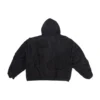 Chaqueta bomber desgastada «Negra» 698844TKP271000