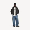 Chaqueta Coach de Balenciaga para hombre | Colaboración con la NBA en color negro Chaqueta Coach de Balenciaga para hombre | Colaboración con la NBA en color negro