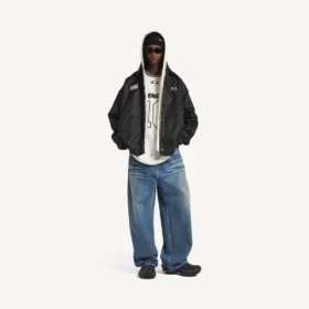 Chaqueta Coach de Balenciaga para hombre | Colaboración con la NBA en color negro