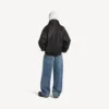 Chaqueta Coach de Balenciaga para hombre | Colaboración con la NBA en color negro Chaqueta Coach de Balenciaga para hombre | Colaboración con la NBA en color negro