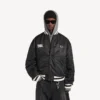 Chaqueta Coach de Balenciaga para hombre | Colaboración con la NBA en color negro Chaqueta Coach de Balenciaga para hombre | Colaboración con la NBA en color negro