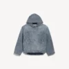 Chaqueta con capucha de Denim para hombre en azul oscuro Chaqueta con capucha de Denim para hombre en azul oscuro