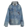 Chaqueta con capucha oversize «Blue» 719315TNW56-4268