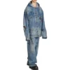 Chaqueta con capucha oversize «Blue» 719315TNW56-4268