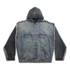 Chaqueta con capucha Paris Hybrid «Blue» 738737TNW654036