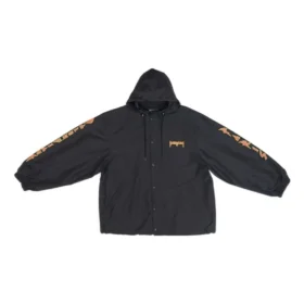 Chaqueta con capucha tipo cortavientos de Metallica «Black Orange» 698831TMO101000