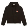 Chaqueta con capucha tipo uniforme, negra, 620939TIV801000