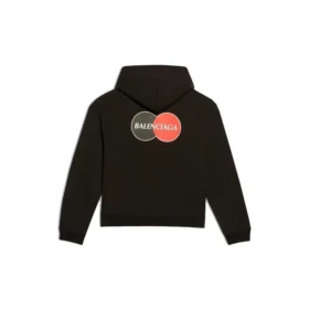 Chaqueta con capucha tipo uniforme, negra, 620939TIV801000