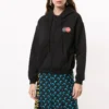 Chaqueta con capucha tipo uniforme, negra, 620939TIV801000