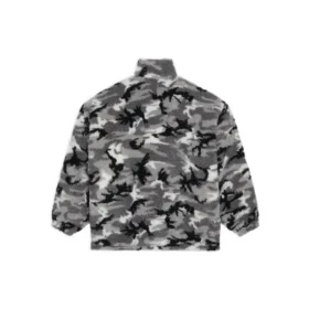 Chaqueta con cremallera de camuflaje «Gris» 681818TLQ121240