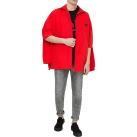 Chaqueta con cremallera y mangas dobles «Red» 602278TG0116010