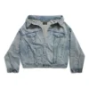 Chaqueta con hombros al aire «Azul claro» 786638TQW556379