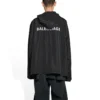Chaqueta cortavientos con capucha «Black» 725275TYD361000