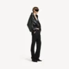 Chaqueta cruzada de mujer en negro Chaqueta cruzada de mujer en negro
