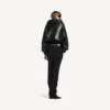 Chaqueta cruzada de mujer en negro Chaqueta cruzada de mujer en negro