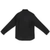 Chaqueta de camisa de lana «Negro» 704451TIT221000