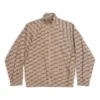 Chaqueta de chándal BB Monogram de corte regular «Beige Brown» 704495TML369378