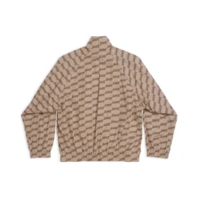 Chaqueta de chándal BB Monogram de corte regular «Beige Brown» 704495TML369378