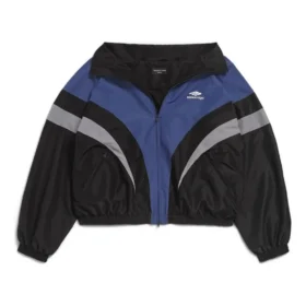 Chaqueta de chándal con hombros al aire 3B Sports Icon «Negro Azul» 790756TMO101000