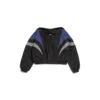 Chaqueta de chándal con hombros al aire 3B Sports Icon «Negro Azul» 790756TMO101000