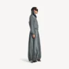 Chaqueta de chándal de cuello alto para mujer en color gris elefante Chaqueta de chándal de cuello alto para mujer en color gris elefante