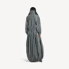 Chaqueta de chándal de cuello alto para mujer en color gris elefante Chaqueta de chándal de cuello alto para mujer en color gris elefante