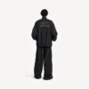 Chaqueta de chándal de fútbol 3b para hombre en negro