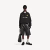 Chaqueta de chándal de fútbol para hombre en negro