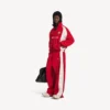 Chaqueta de chándal de fútbol para hombre en rojo carmín