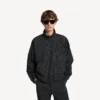 Chaqueta de chándal entallada para hombre en azul marino/verde oscuro Chaqueta de chándal entallada para hombre en azul marino/verde oscuro