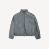 Chaqueta de chándal para hombre de color gris elefante