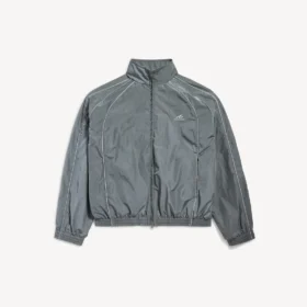 Chaqueta de chándal para hombre de color gris elefante