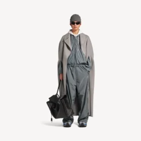 Chaqueta de chándal para hombre de color gris elefante