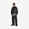 Chaqueta de chándal para hombre en negro/burdeos Chaqueta de chándal para hombre en negro/burdeos