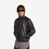 Chaqueta de chándal para hombre en negro/burdeos Chaqueta de chándal para hombre en negro/burdeos