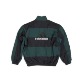 Chaqueta de chándal reversible Balenciaga x Adidas «Negro Verde» 725294TNO793230