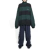 Chaqueta de chándal reversible Balenciaga x Adidas «Negro Verde» 725294TNO793230