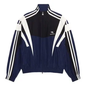 Chaqueta de chándal Sporty B «Índigo, negro y blanco» 681438TKO484063