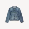 Chaqueta de corte Hourglass para mujer en azul oscuro Chaqueta de corte Hourglass para mujer en azul oscuro