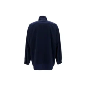 Chaqueta de cuello alto con cremallera y logotipo de Balenciaga para hombre, azul 622002TIO508065