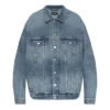 Chaqueta de Denim con botones y efecto decolorado «Blue» 724651THW254245