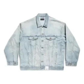 Chaqueta de Denim con etiqueta de talla «Azul» 767947TDW144016