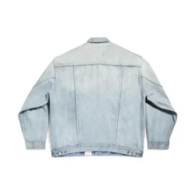 Chaqueta de Denim con etiqueta de talla «Azul» 767947TDW144016