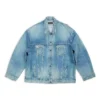 Chaqueta de Denim desgastada «Blue» 727840TNW014268