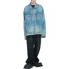Chaqueta de Denim desgastada «Blue» 727840TNW014268