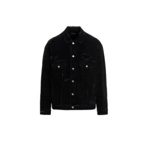 Chaqueta de Denim desgastada «Negro» 664329TBP471055
