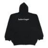 Chaqueta de manga larga con cremallera Balenciaga SS21 para hombre, negra, 641659TIV551070