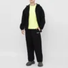 Chaqueta de manga larga con cremallera Balenciaga SS21 para hombre, negra, 641659TIV551070