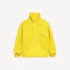 Chaqueta de media cremallera para hombre «Bodies» en amarillo