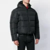 Chaqueta de plumón con estampado de logotipo pequeño «Negro» 556231TYD331000